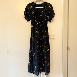 Madewell Midi floral dress